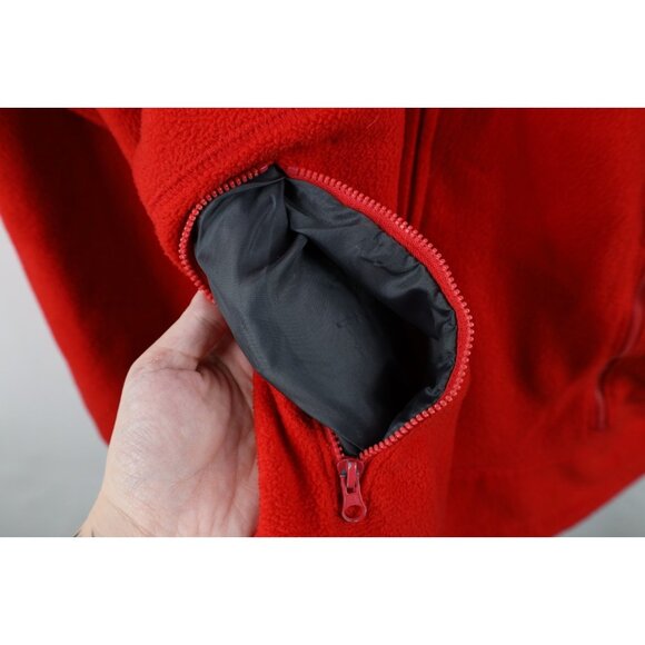 Vintage 90s Y2K Mens 2XL Distressed Brutus Ohio State University Fleece Jacket - Picture 11 of 16